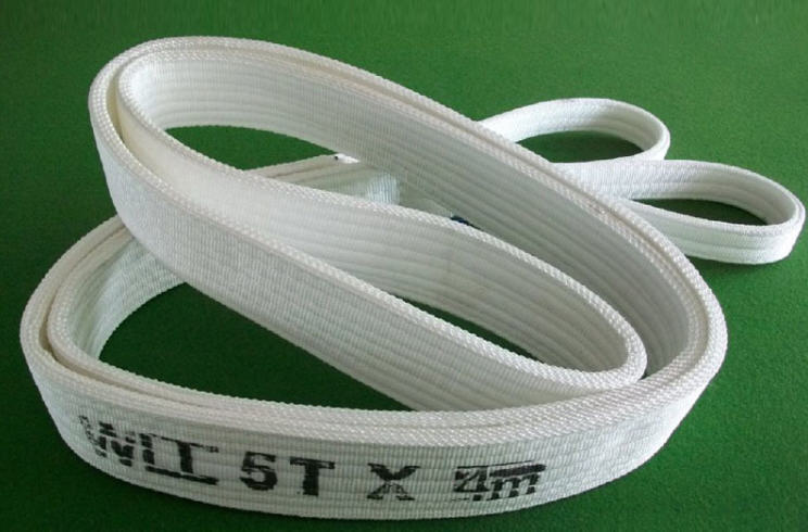 白色吊装带,白色扁平吊装带,大吨位吊装带