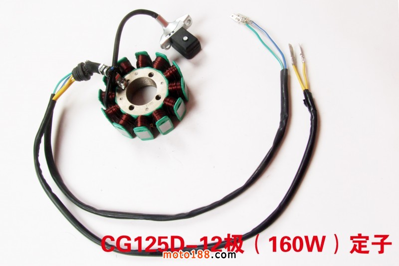 07  CG125D-12极（160W）定子